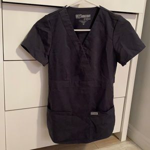 Dark gray Greys Anatomy Scrubs